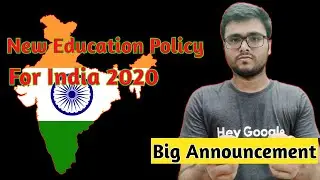 Big Announcement |  New Indian Education Policy 2020 | New Education System | Sachin Mishra
