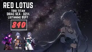 [Honkai Impact 3] Dirac Sea Abyss Red Lotus - D214 - TRIO MECHA - Lightning Buff - 840 Pts