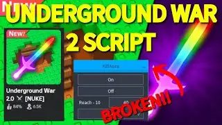 (NEW) UNDERGROUND WAR 2 ROBLOX SCRIPT!! KILL AURA AND ESP!! *PASTEBIN 2024*