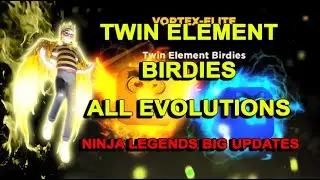 🔥 BIG UPDATE!! NEW OP PET TWIN ELEMENT BIRDIES EVOLUTIONS LIMITED TIME ROBLOX ⚡ NINJA LEGENDS