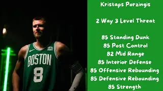 Jsmooth Nba2k24 Best Kristaps Porzingis Build (NBA Finals builds)