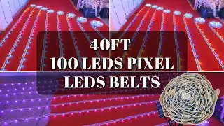 NEW 40FT PIXEL LED BELT || 100 PIXEL LED LIGHTS NIWAR PATTA || HEAVY QUALITY PIXEL LED COTTON PATTA