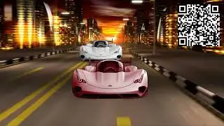 Car Racing - Animation (with metal music)