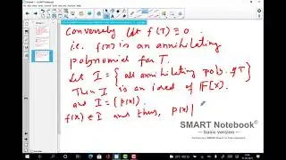 MA412, LECTURE NO 18 (The Cayley-Hamilton Theorem) by Tapas Chatterjee, IIT Ropar