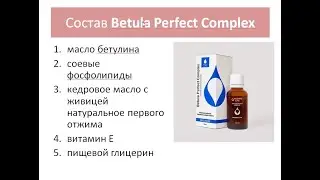 Мицеллярный напиток  Betula Perfect Complex (с бетулином) онкопрофилактика. Е.В Корсун