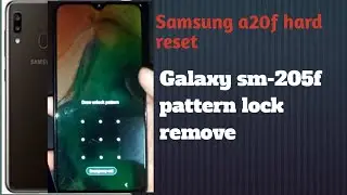 samsung galaxy a20 hard reset pin lock kaise tode