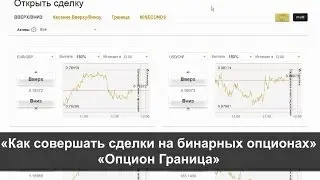 Бинарные опционы - опцион Граница