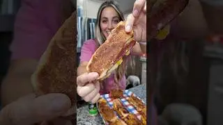 Hot Dog Grilled Cheese on the Griddle 🔥