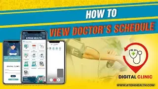 How to View doctor's schedule | Digital Clinic