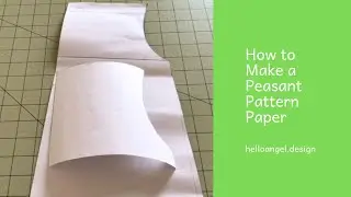 DIY PEASANT PATTERN PAPER MAKING / STEP BY STEP TUTORIAL #helloangel.design