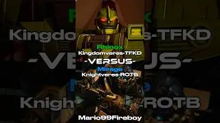 RHINOX KINGDOMVERES-TFKD 🆚 MIRAGE KNIGHTVERES-ROTB #transformers #edits