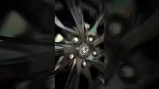 Диски от LEXUS R20 покрасили в черный насыщенный хром