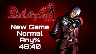 Devil May Cry 1 HD Any% New Game Normal Speedrun 48:40