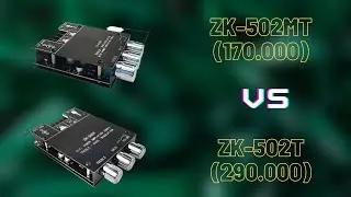 ZK-502T vs ZK-502MT !! Power Amplifier TPA3116D2 Wuzhi Audio