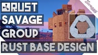 SAVAGE Group Base Design! |(Modular!)| Rust Base Building!
