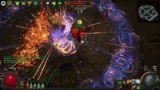 Non-Crit Tornado Shot vs Uber Exarch [PoE 3.21 Crucible League]