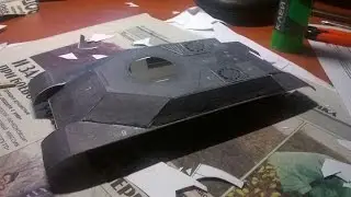 Танк ИС 4 из бумаги (Часть 1) Моделирование