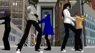CREEPYPASTA BOYS--MASKY,EJ,TOBY,BLOODY PAINTER AND JEFF///MMD