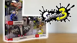 Splatoon 3 Deep Cut Amiibo UNBOXING | Shiver, Frye, Big Man