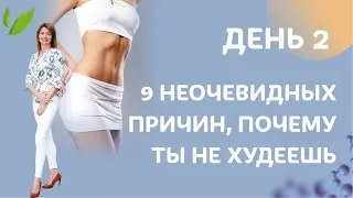 2 День Марафона  9 неочевидных , причин почему ты не худеешь? / Елена Бахтина 