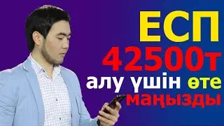 42500 тг ЕСП ҚАЛАЙ ТӨЛЕЙМІЗ?  ЕСП- ны 42500 өтініштен кейін төлесе не болады?