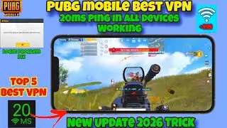 PUBG Mobile Low Ping Guide ⚡ India Best VPN 2026 | 20ms Ping Trick | No Lag Smooth Gameplay