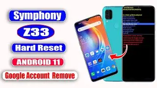 Symphony Z33 Hard Reset ✅ Symphony Z33 Factory Reset ✅ Symphony Z33 Pattern Unlock Without PC 2024✅
