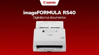 Digitaliza tus documentos con el ImageFORMULA RS40.