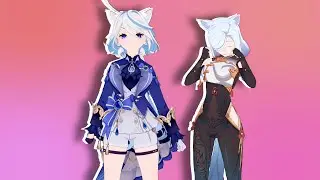 Furina // Shenhe 😼- Vanitosa TREND -【MMD Genshin Impact 4K | 60FPS】