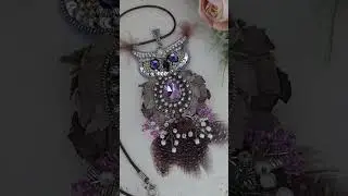 Сова из бисера амулет, подвеска |Подвеска| #подвеска #амулет #Амулетсова