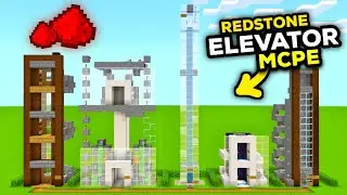 5 Redstone Elevator MCPE TERKEREN Cocok Di Survival 1.17 - 1.18!