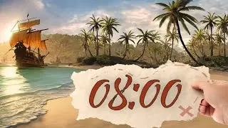8-Minute Pirate Timer 🏴‍☠️⏳