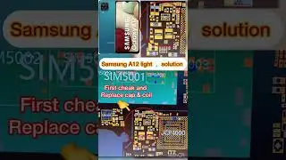 Samsung A12 lcd light solution || Samsung A127f light solution 