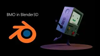 BMO from Adventure Time in Blender3D - Model Showcase