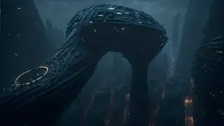 ASMR- Cyberpunk Night City Ambience- A Sound Journey To A Future World