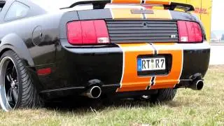 Mustang GT Black Exhaust Tuning Sound