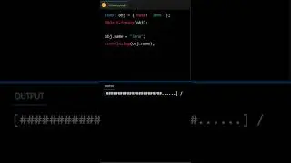 Using Object.freeze() -  Java script Interview Questions and Tricks