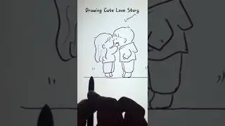 Cute Love Story With Doodle Drawing 