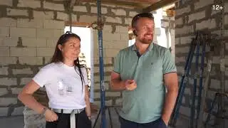 Строительство дома по проекту AB- 6. Возведение стен.