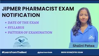 JIPMER PHARMACIST EXAM NOTIFICATION