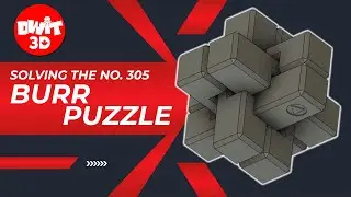 Burr Puzzle No. 305 Solution