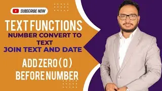 Convert Number to Text | Convert Number to text in Google sheet  How to add Zero before number excel