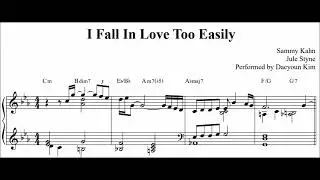 [ballad jazz piano] I Fall In Love Too Easily (sheet music)