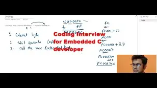 Embedded C Coding Interview Questions ||Part 1 ||Firmware developer|| 
