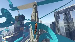 HARD PARKOUR TUYAUX WALLRIDE LOOPING JUMP ! (GTA 5 ONLINE COURSE WTF)