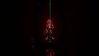 Laser dance show