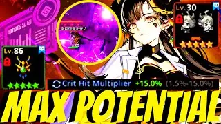 MAX DAMAGE CROSSELLE IS OP?! MAX POTENTIAL OF CROSSELLE!! - GUARDIAN TALES
