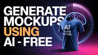 Free Mockup using Ai Tutorial #ai  #mockups #mockupdesign #pod #printondemand