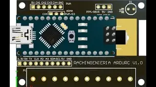 RACHRC V2 - Shield Arduino Nano robot móviles inalambricos