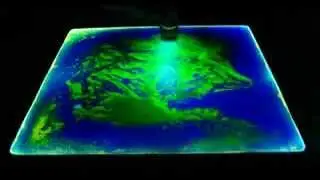 Aktif Sıvılı Yer Karosu  - 3 Boyutlu Dekor